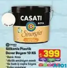 CASATİ SİLİKONLU PLASTİK DUVAR BOYASI 10 KG